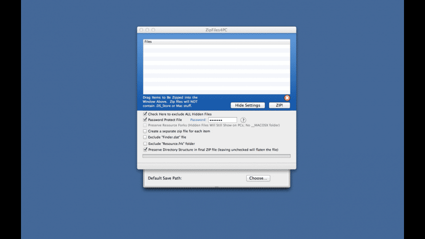 zip files on mac for windows